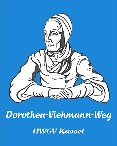 Wegzeichen Dorothea-Viehmann-Weg